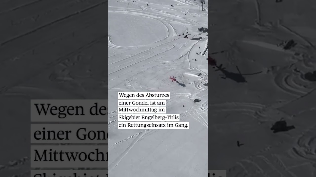 Vorfall in Engelberg: Gondel st&uuml;rzt ab