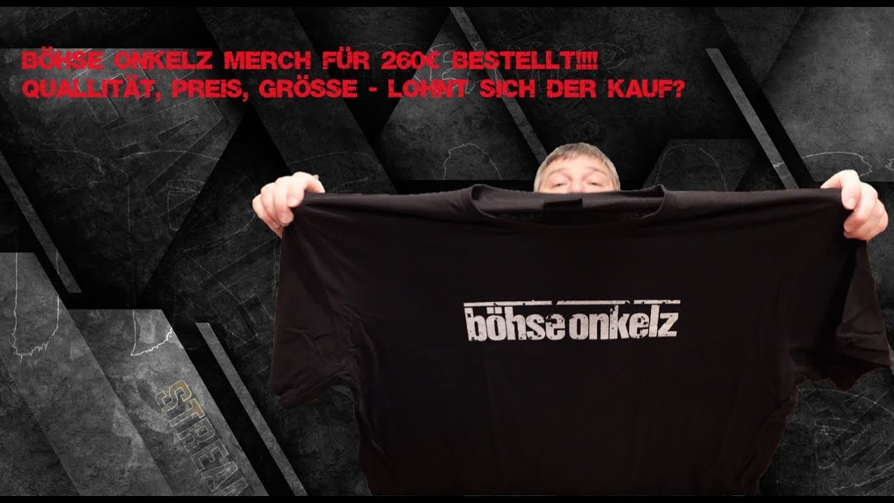 Böhse Onkelz Merch für 260€ bestellt - Quallität, Preis, Größe - Lohnt sich der Kauf? - Deutsch