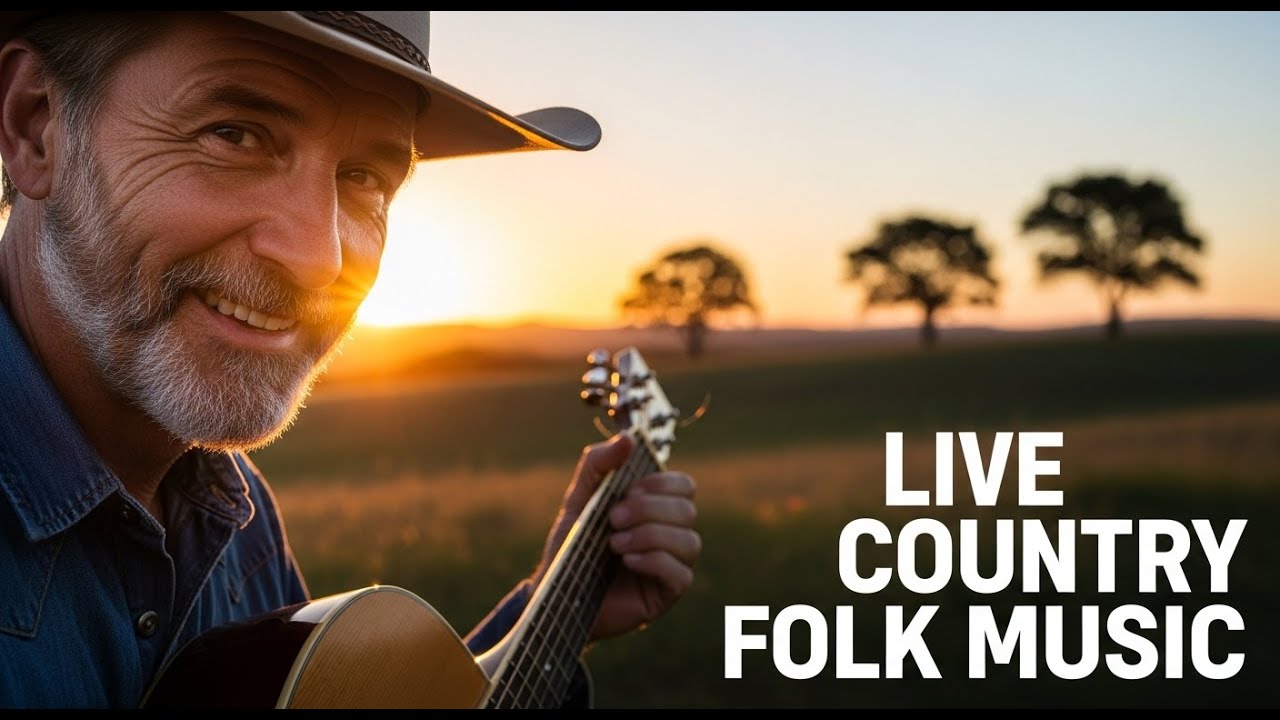 Relaxed Live Folk Country Music for Focused Work and Creative Thinking