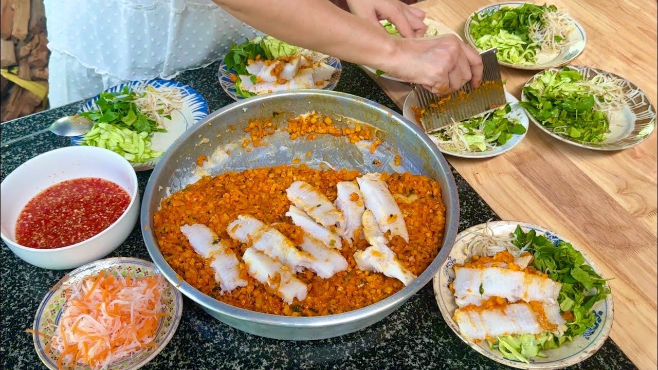 Bánh Mặn Khoai Môn, Ăn Ngon Không Ngán | Vinh & Truyen