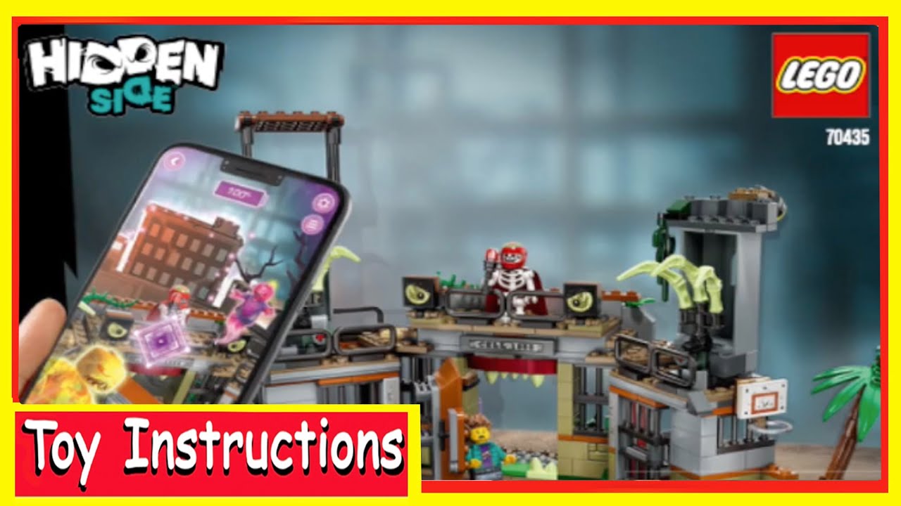 Newbury Abandoned Prison - Hidden Side 70435  ( LEGO BuildingInstructions ) @BrainyNerd