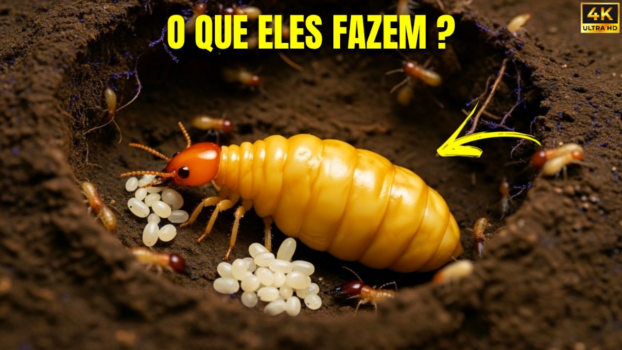 O Que Acontece Dentro de Um Cupinzeiro à Noite? O Império Subterrâneo | Documentário da Natureza