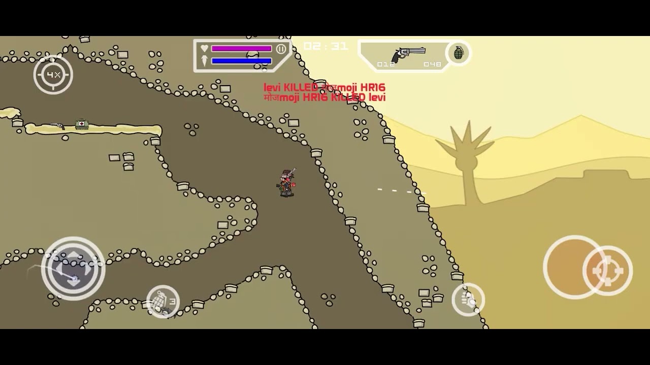 Mini Militia Game play 🔥 KINGMASTER🔥 CATACOMB