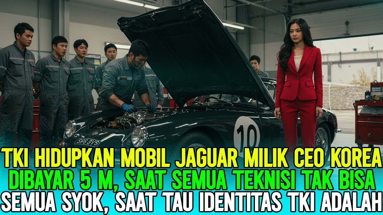 TKI YANG DIREMEHKAN‼️TKI MISKIN BERHASIL BIKIN JAGUAR ANTIK MILYARAN MILIK CEO KOREA HIDUP LAGI