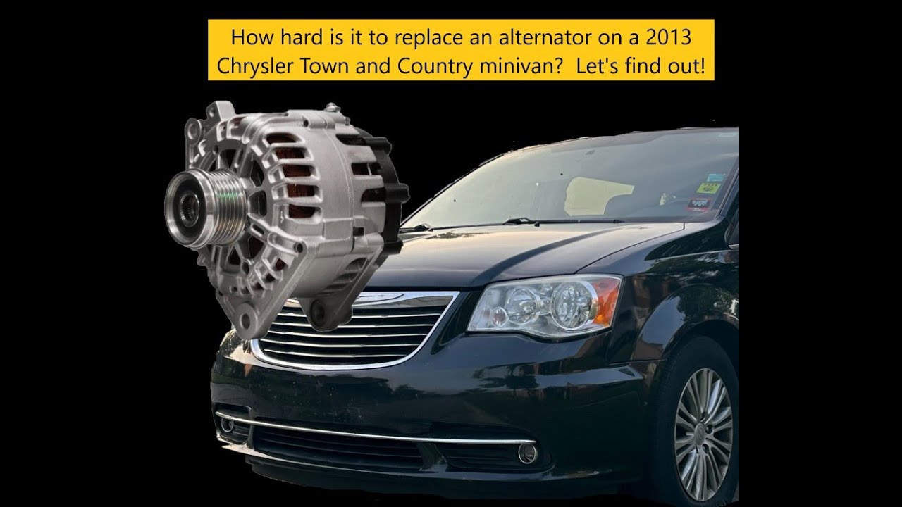 Как заменить генератор на минивэне Chrysler/Dodge 2008-2016 годов выпуска