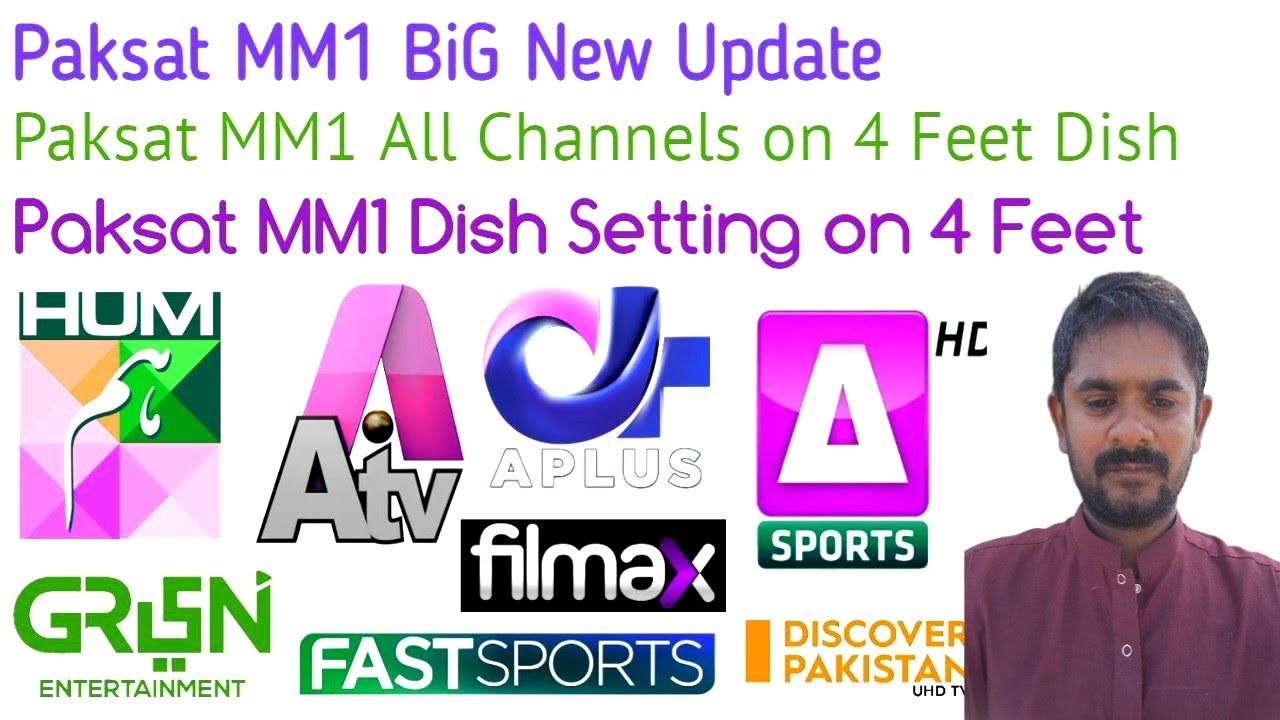 Paksat MM1 New Update Today|Paksat MM1 All Channels on 4 Feet Dish|Paksat MM1 Dish Setting 