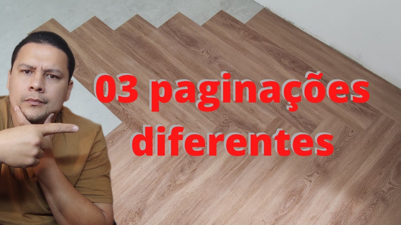 Como colocar PISO VINÍLICO: PAGINAÇÃO. O passo a passo fácil em 4 vídeos no DicasdoFred
