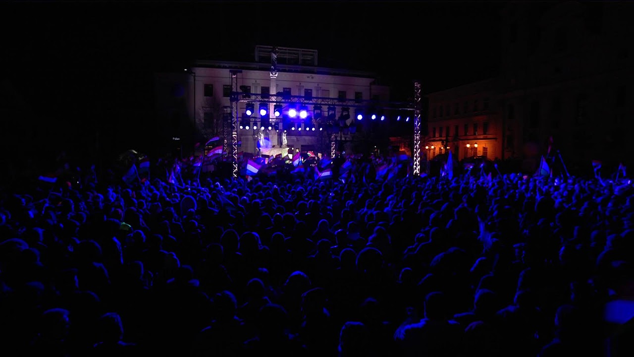 Győr - nagygyűl&eacute;s. Fidesz a biztos v&aacute;laszt&aacute;s