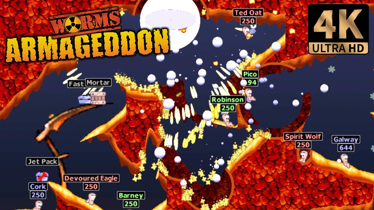 Worms Armageddon Online | Kaos 3 Players | PC 4K