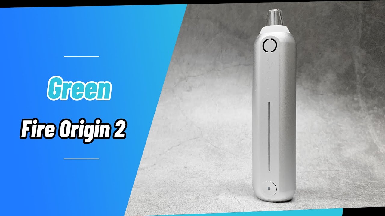 Green Fire Origin 2 Dry Herb & Wax Vaporizer 2200mAh Unboxing | Vapesourcing