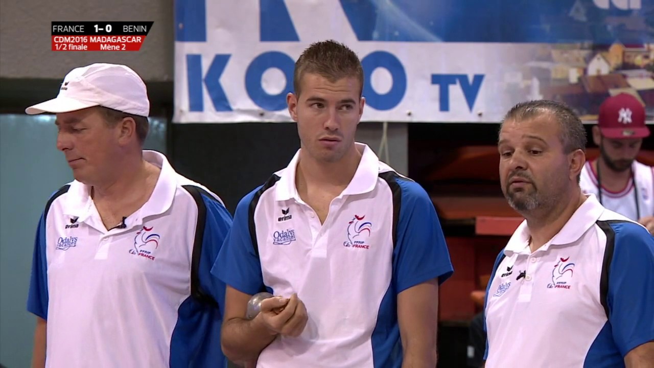 Championnat du monde 2016 de pétanque - 1/2 finale -  France vs Bénin