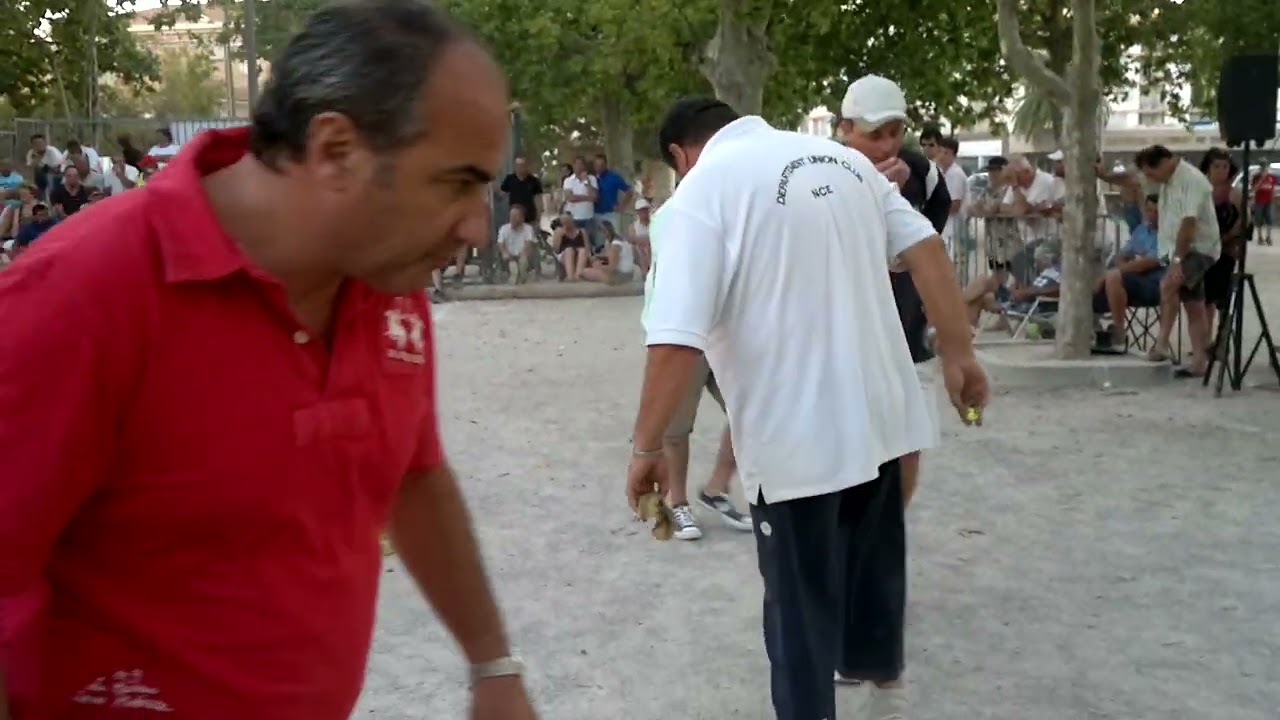QUINTAIS et SUCHAUD face à WEIBEL lors du trophée LACROIX à HYERES Juillet 2011