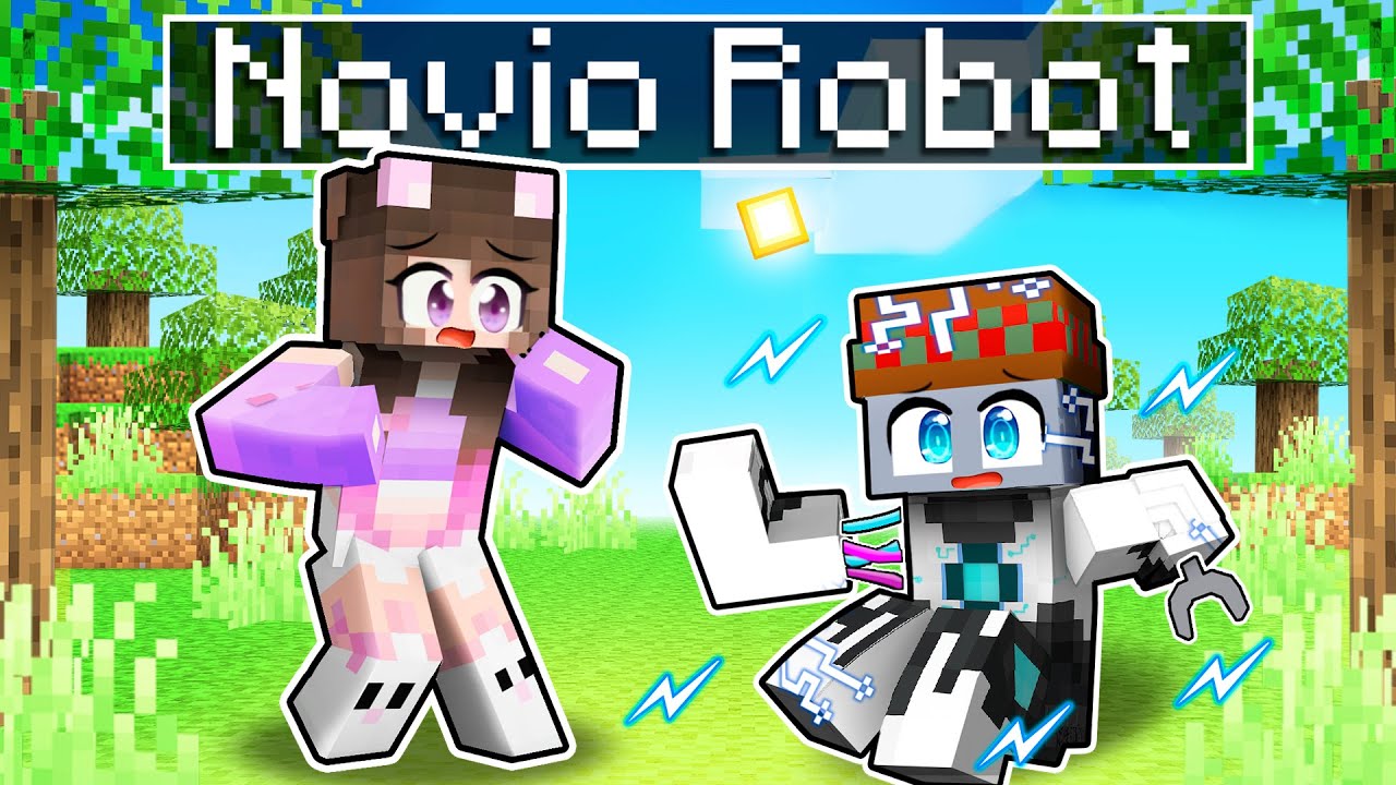 MI NOVIO se CONVIERTE en ROBOT en MINECRAFT 🤖 con SILVIOGAMER