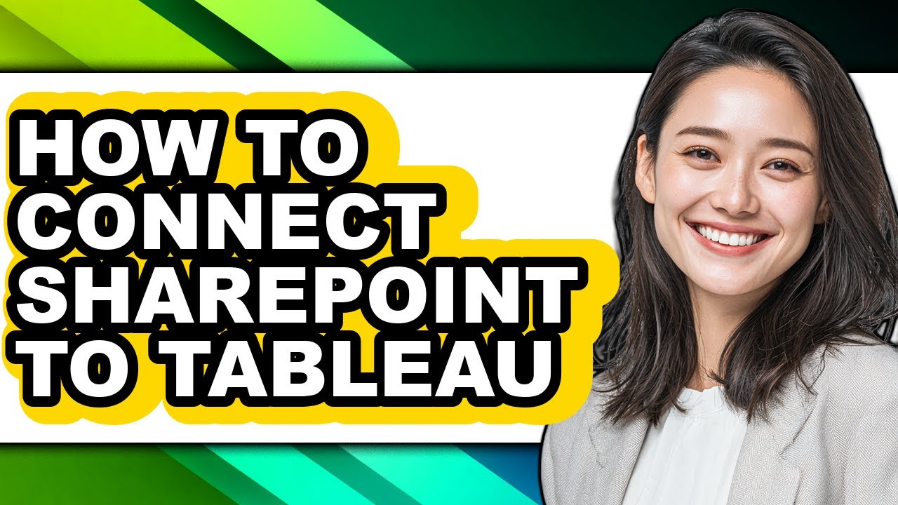 How to Connect Sharepoint to Tableau (updated)
