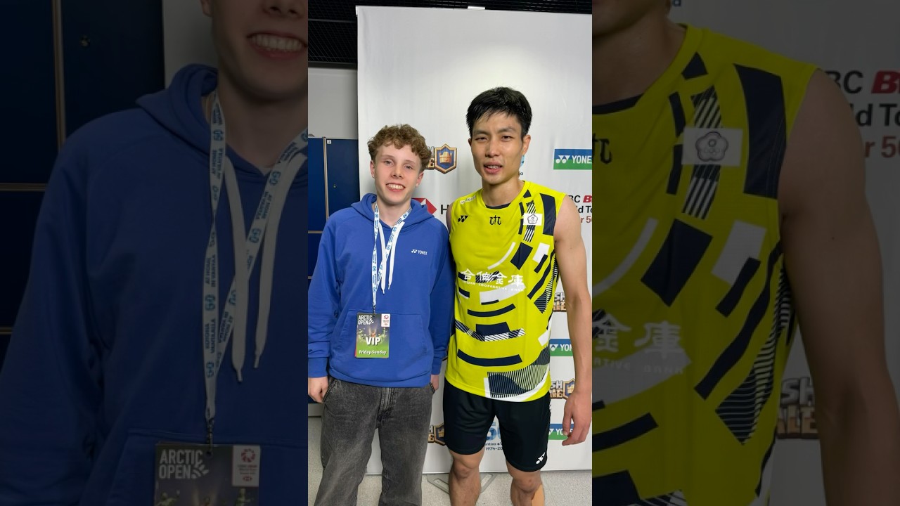 Clash of Clans Arctic Open 2025 Yonex BWF Super 500 in Finland 🇫🇮 #badminton #choutienchen #bwf