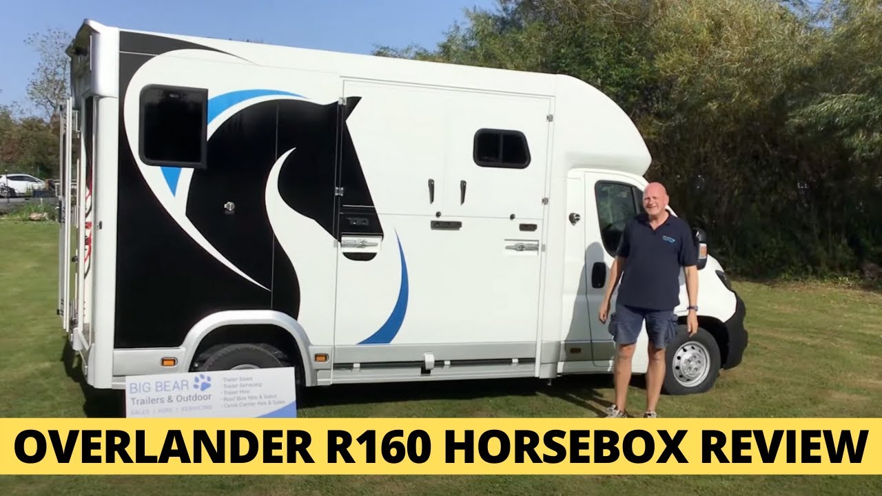 Stunning Overlander R160 Horsebox #horseboxes #horsebox #horse #overlander #horses