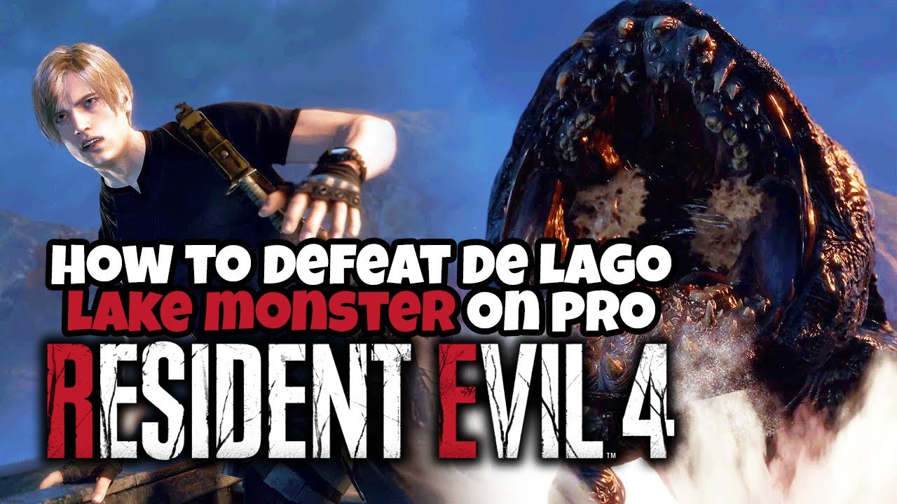 Resident Evil 4 Remake: How to defeat Del Lago (Lake Monster) Boss Fight on Professional Difficulty