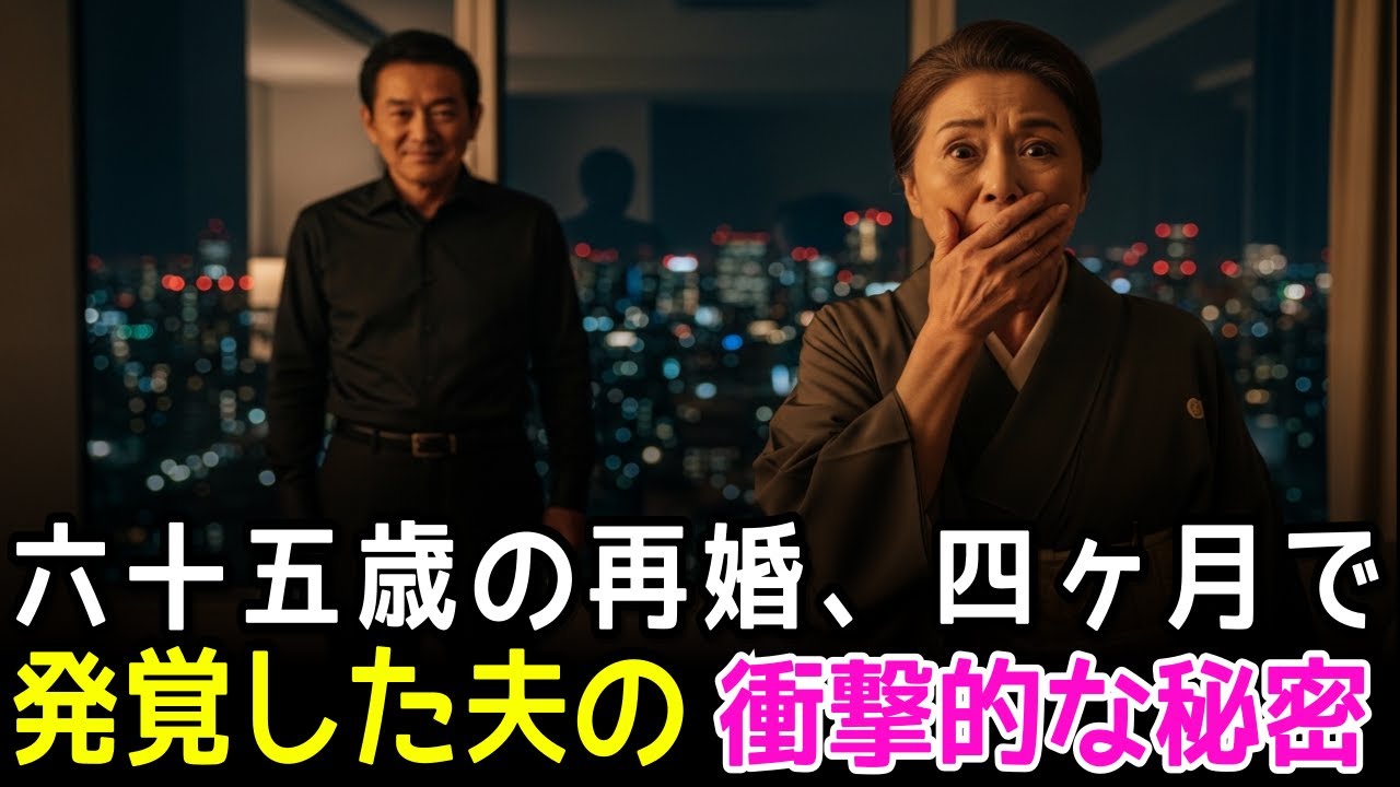 六十五歳の黄昏再婚、四ヶ月..結婚後に知った夫の恐ろしい正体