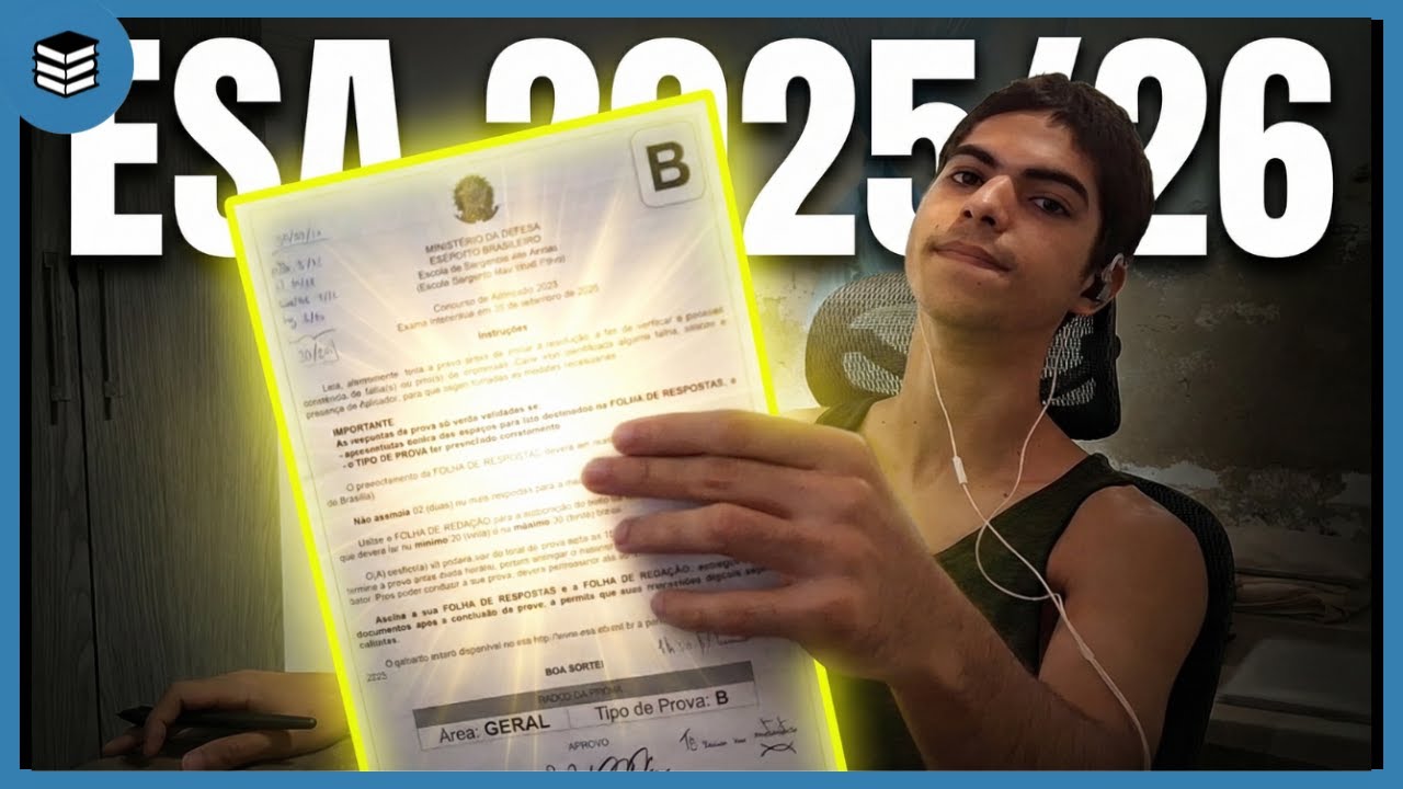 COMO PASSEI NA PROVA DA ESA SEM ESTUDAR! (sem brincadeira)