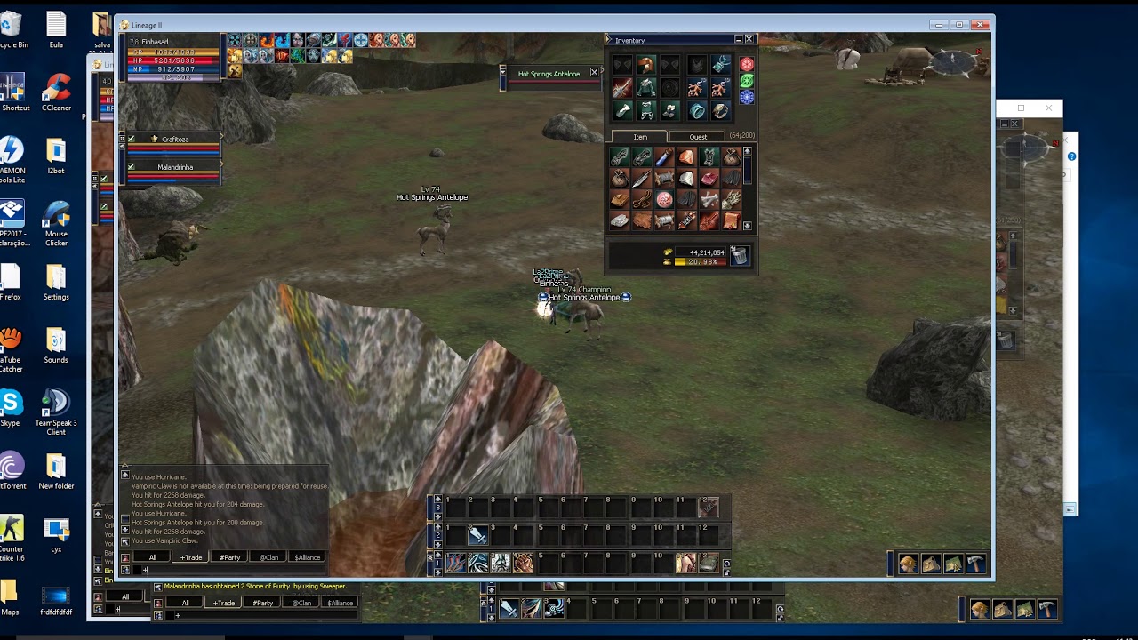#BEST SPOT Drop de luva e bota Dark Crystal e TALLUM  - LINEAGE