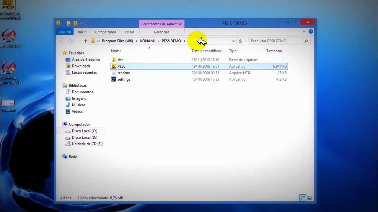 Como resolver erro do pes 2008 não esta instalado