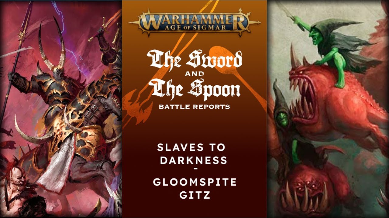 Slaves to Darkness v Gloomspite Gitz #games #warhammercommunity  #ageofsigmar