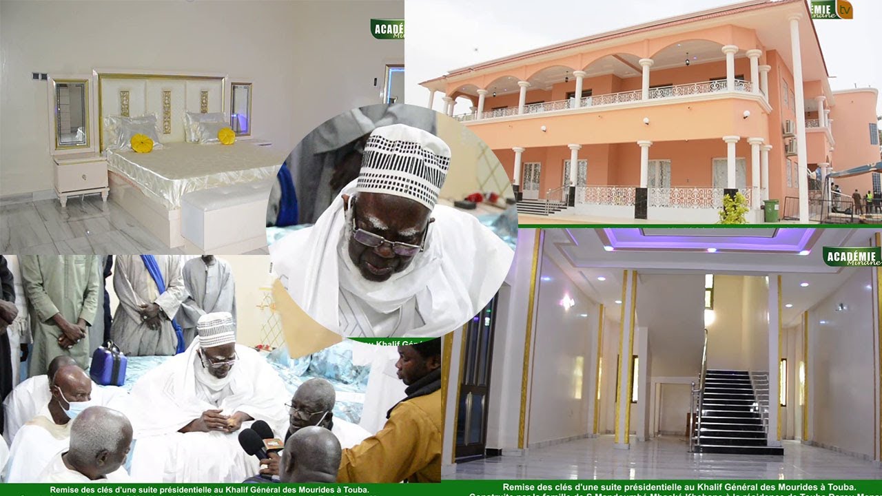🔴LIVE Remise de clés à S Mountakha d'un suite présidentielle construite par la famille de S Mandoum