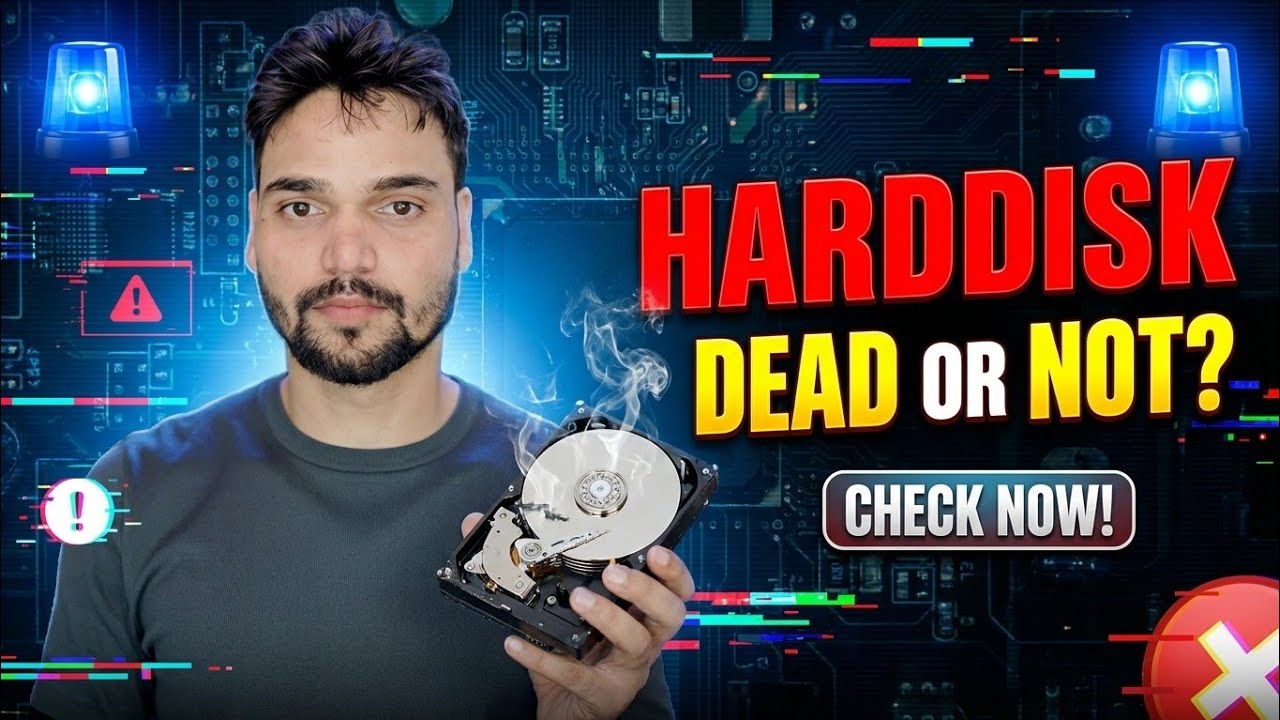 Hard Disk Kharab Hai Ya Nahi? HDD Test Full Method Explained