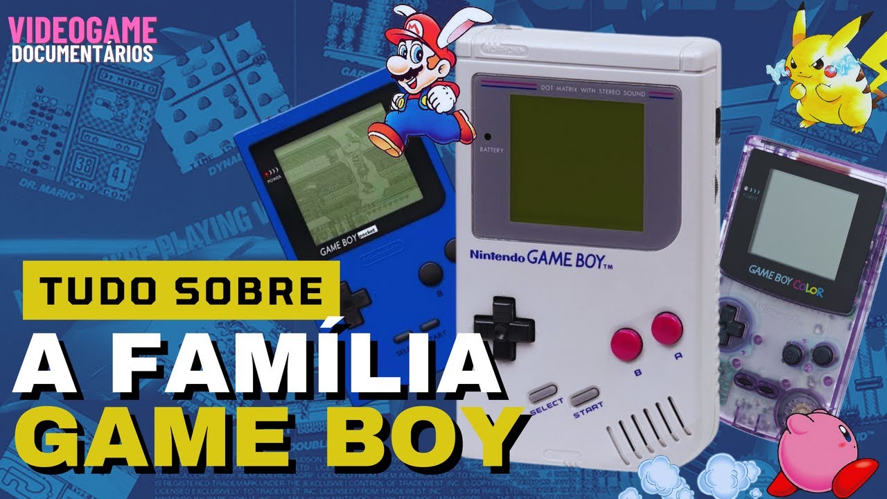 GAME BOY I Tudo sobre a linha de portáteis da NINTENDO, que se tornaram ícone dos videogames