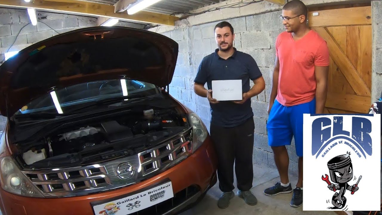 On passe son bobsleigh🤩au bio ethanol E85, pose d'un kit sur un Nissan Murano V6 👌