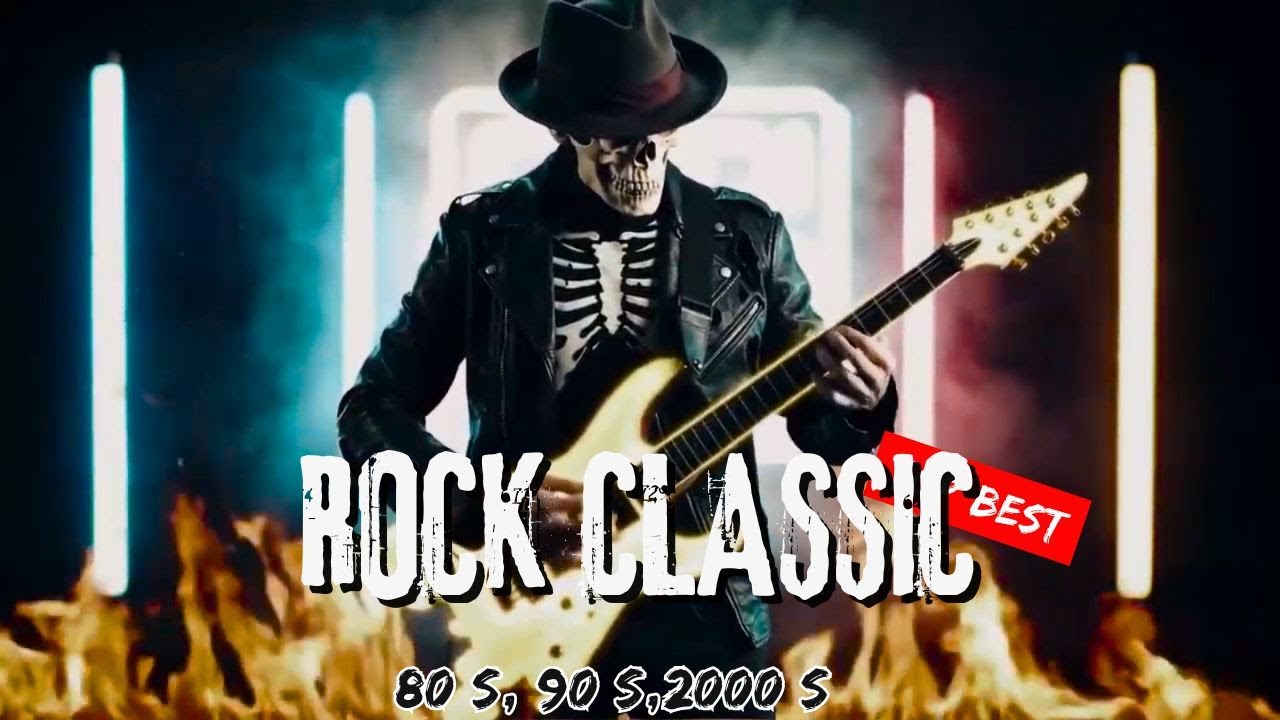 Best of Classic Rock Songs 70s 80s 90s 🔥 Bon Jovi, Guns N' Roses,  Queen, Scorpions, Aerosmith, ACD