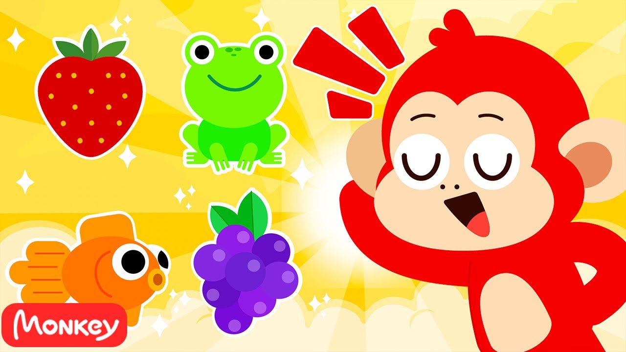 First Words & Sentences 📚 Learn To Talk Video for Toddlers and Babies 💬️🎵 Monkey Junior Play & Learn