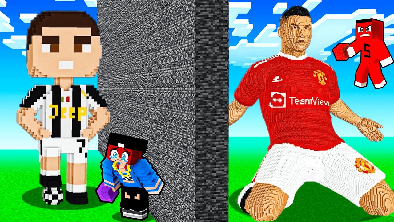 HASANI YAPI KAPIŞMASINDA RONALDO  ile TROLLEDİM !! - Minecraft