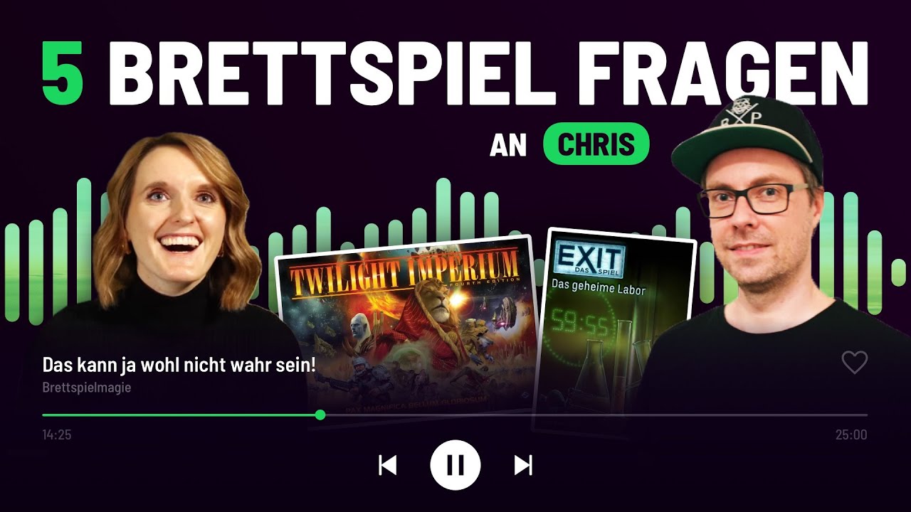 5 schnelle Brettspiel-Fragen an den Boardgamepanther (Chris)