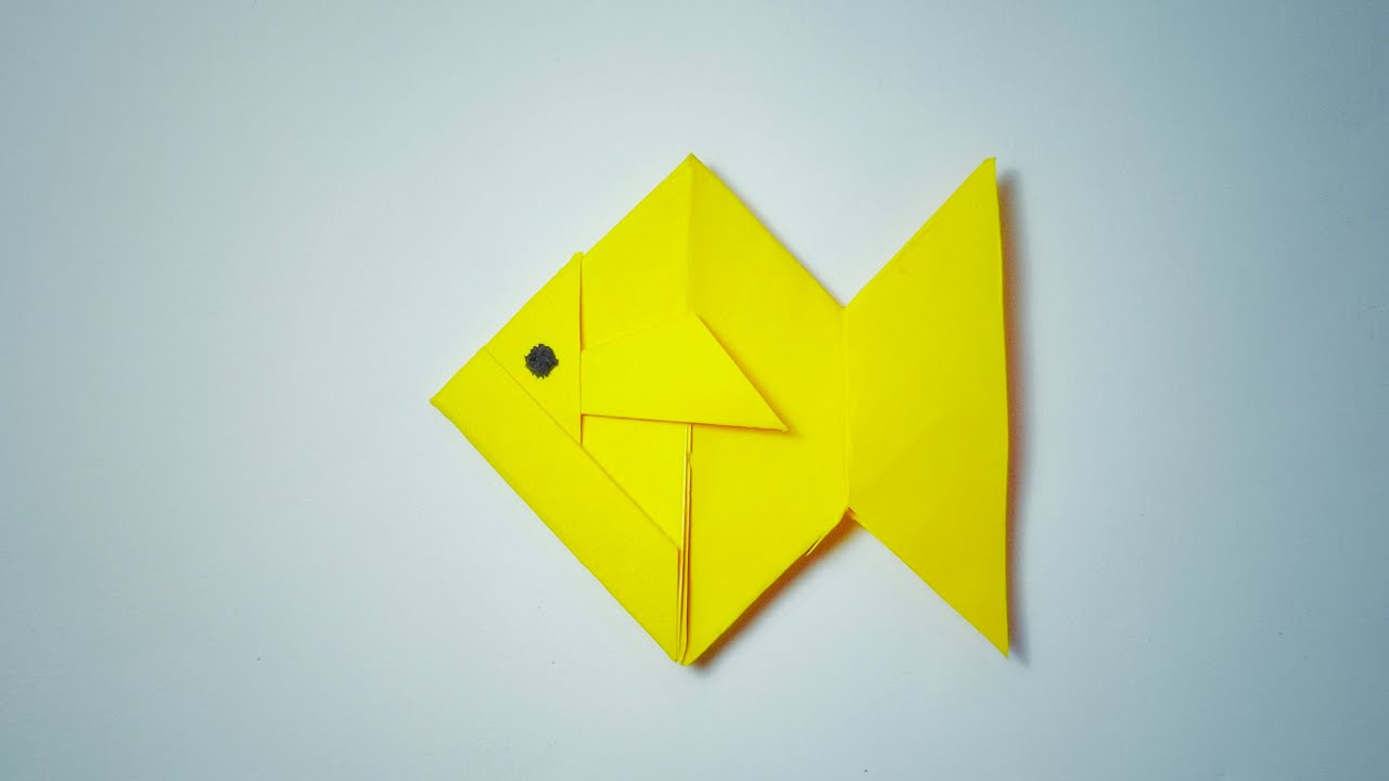 How to Make Paper Goldfish Easy | How to make Origami Fish | Origami Tutorial