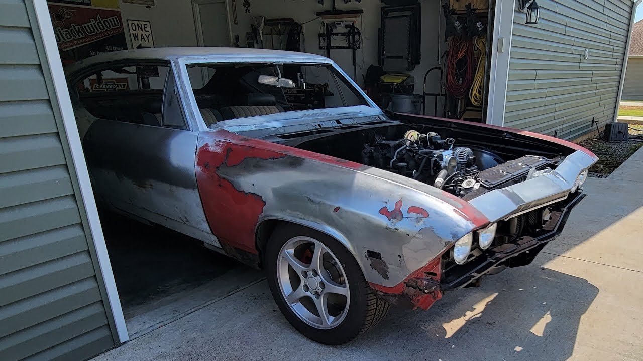 68 Chevelle Hood alignment.