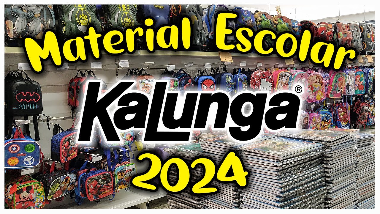 PREÇO DE MATERIAL ESCOLAR 2024 NA KALUNGA