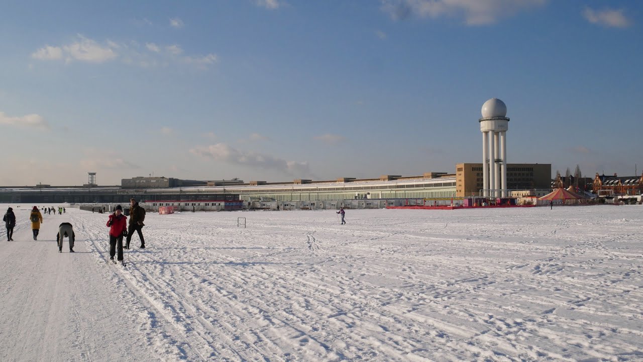 Skilanglauf in Berlin &bull; Hasenheide &bull; Tempelhofer Feld