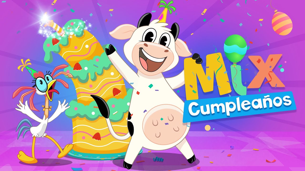 Cumpleaños Feliz 🎂 Canciones Infantiles para Fiestas con La Vaca Lola y Más Amigos