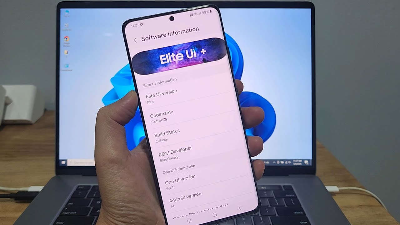Samsung Galaxy S21 Ultra Установка прошивки EliteUI + | Android 14 - One UI 6.1.1