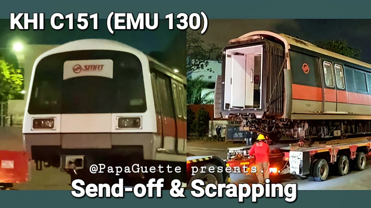 KHI C151 (EMU 130)'s Final Journey to the Scrapyard