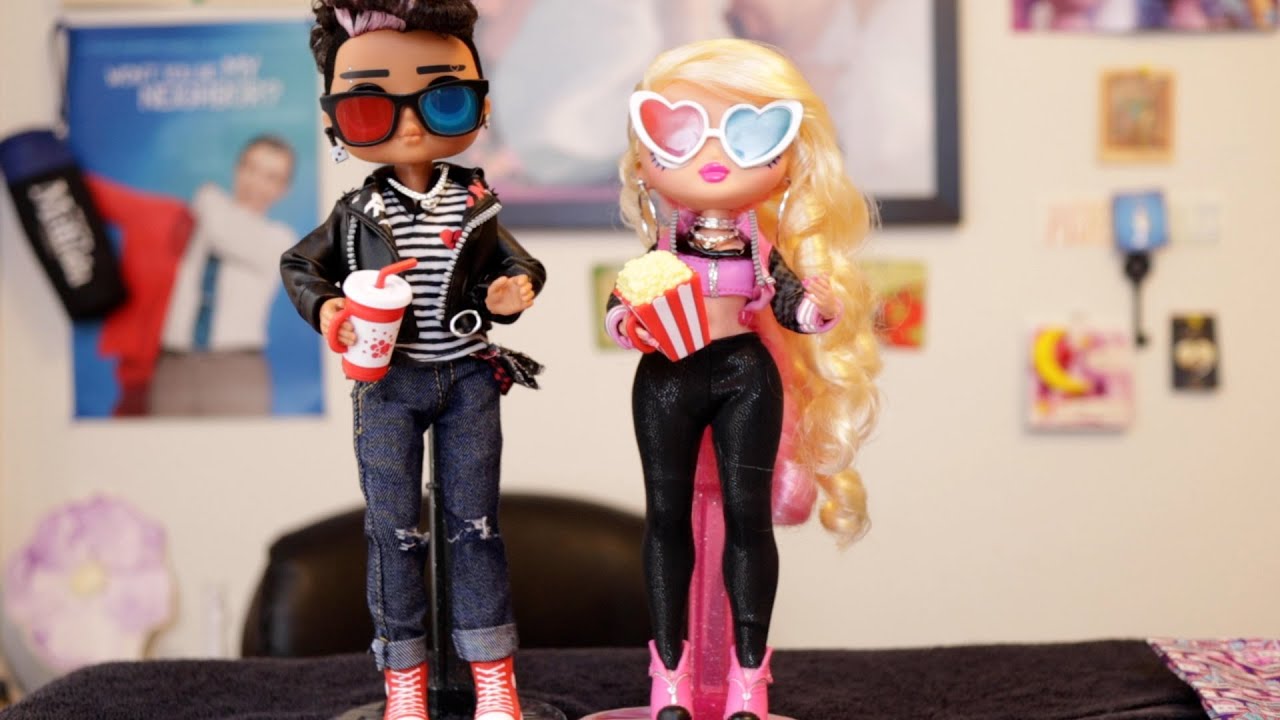 AMAZON SALE LOL Surprise OMG Movie Magic Tough Dude & Pink Chick unboxing & buyers guide toy review
