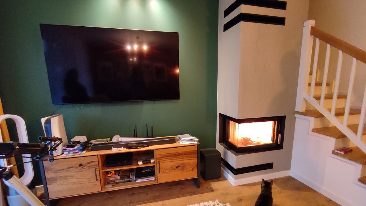 Nowoczesny kominek narożny Defro Home Intra Sm BL Mini