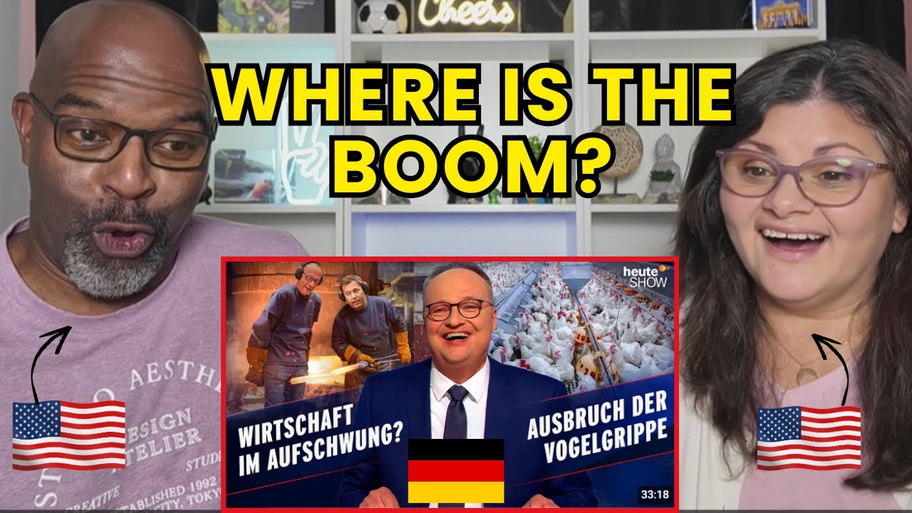 Americans try to Understand Why Germany's Economy Stalled- Heute Show Explains