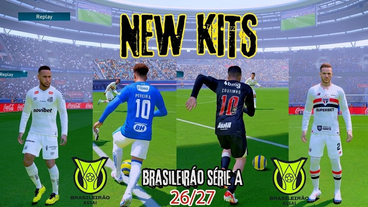 😱 Новые формы PES 2017 Brasileirao Serie A, сезон 26/27