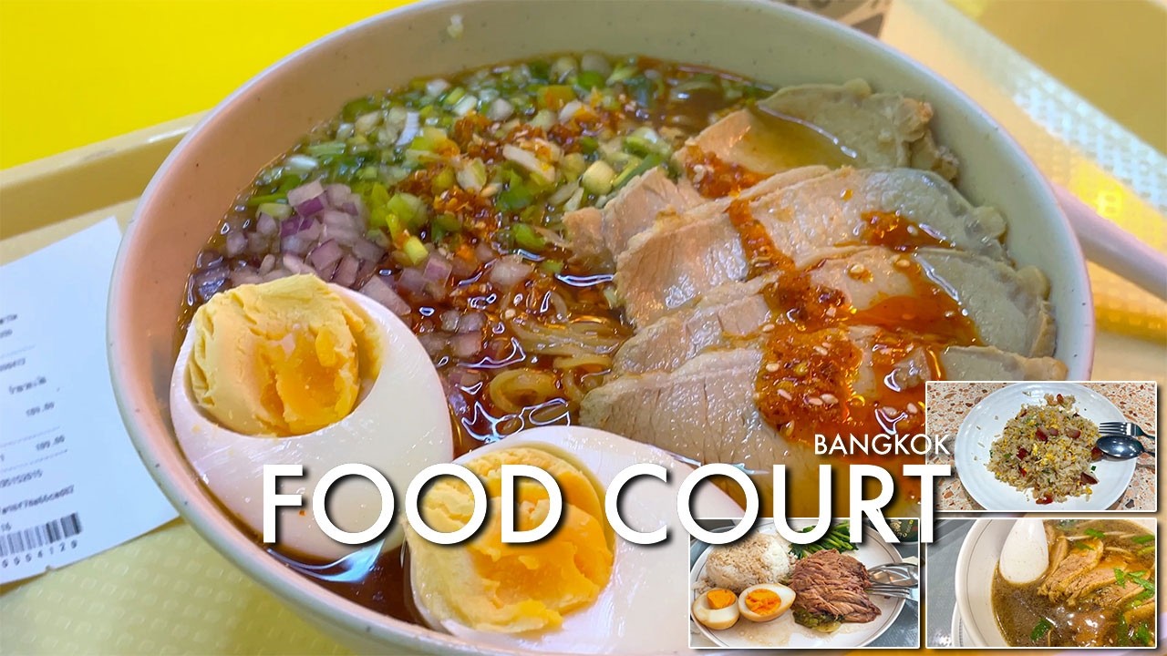 FOOD COURT in Bangkok Shopping Mall / Thai food and more