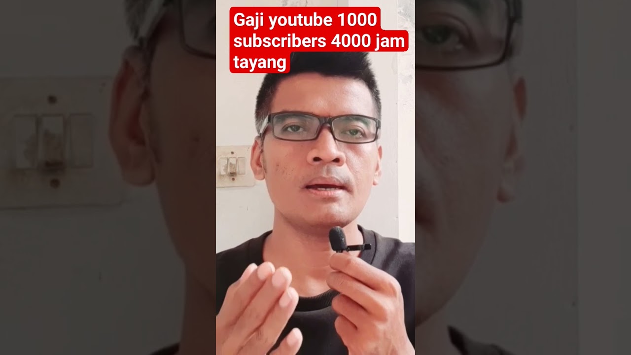 berapa gaji youtuber 1000 subscribers 4000 jam tayang