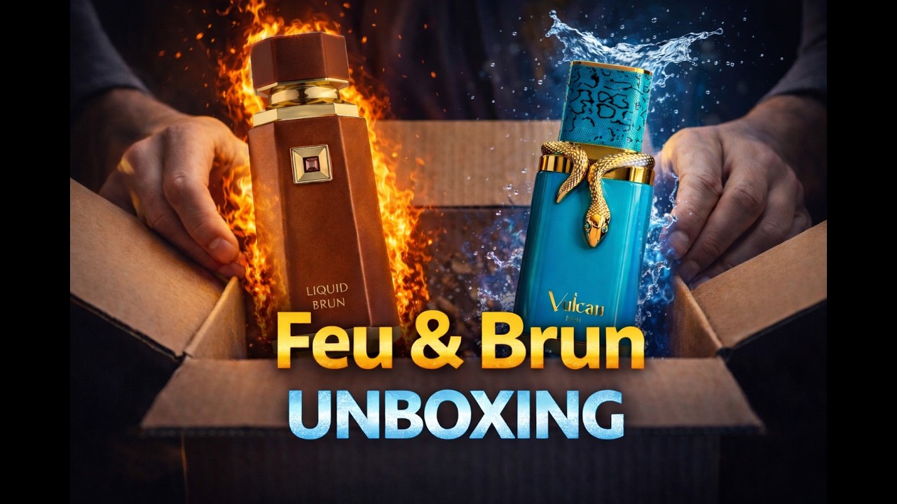 VULCAN FEU AND LIQUID BRUN UNBOXING AND FIRST IMPRESSION