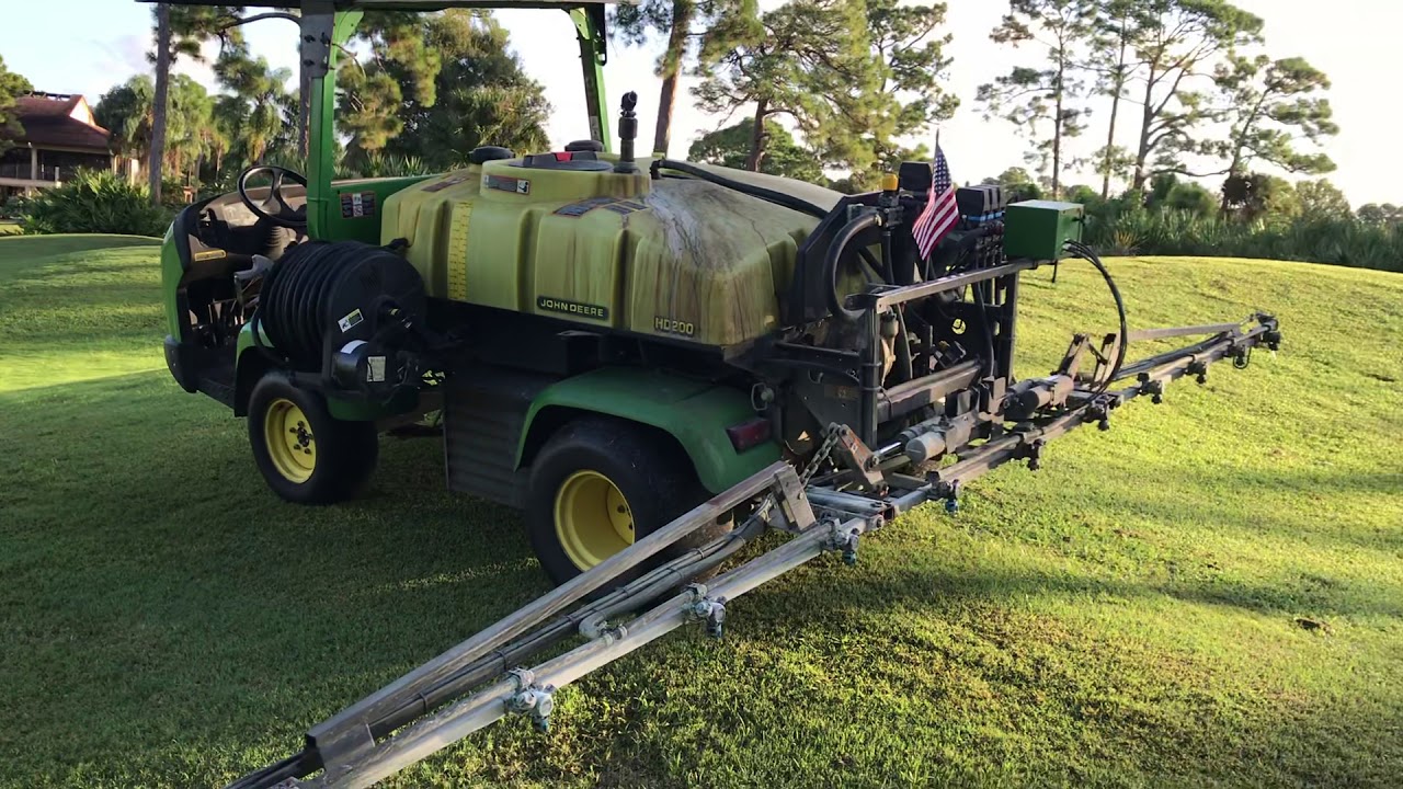 Spraying greens