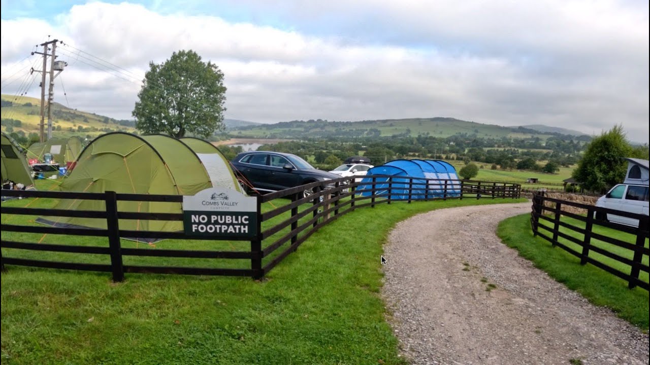 Combs Valley Campsite (Best Camping Site) in Peak District 🇬🇧